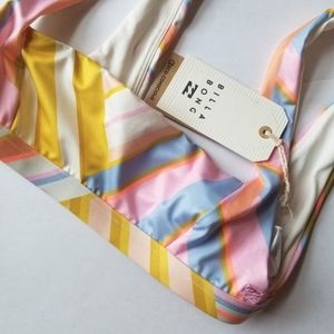 ❗Billabong Break of Dawn Multi-color Tank Bikini Top Small❗